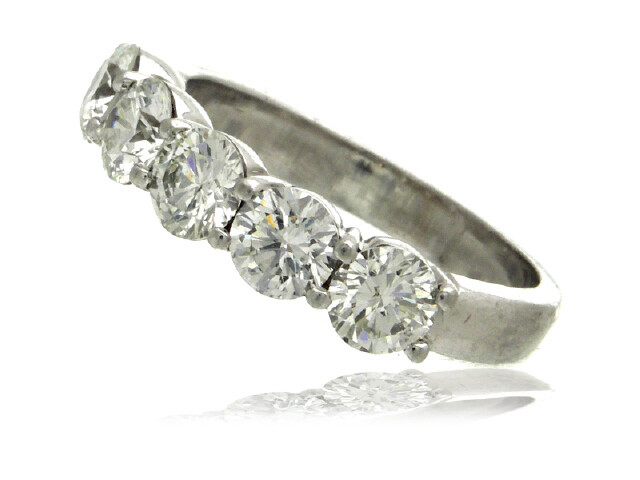 PLATINUM 5 DIA. .1.77CT BAND RING