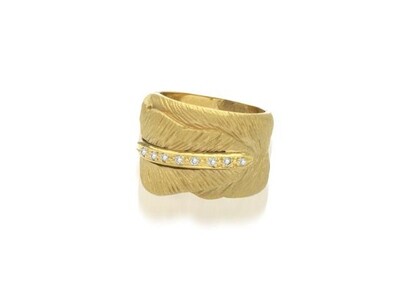 Marika Gold Desert Diamond and Gold Ring