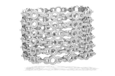 18K White Gold Diamond Bracelet