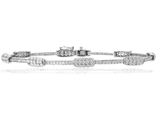18K White Gold Diamond Bracelet