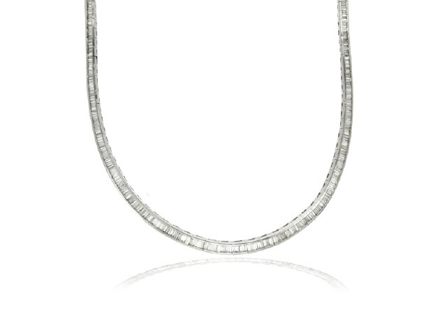 PLATINUM BGDIA.10.59 CT TENNIS NECKLACE