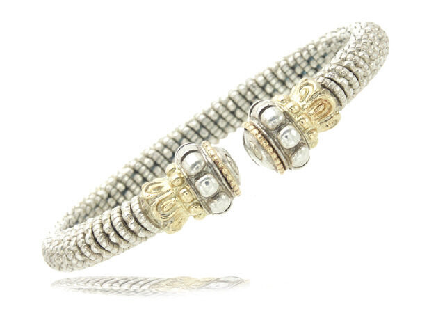 14KY STERLING SILVER BANGLE BRACELET