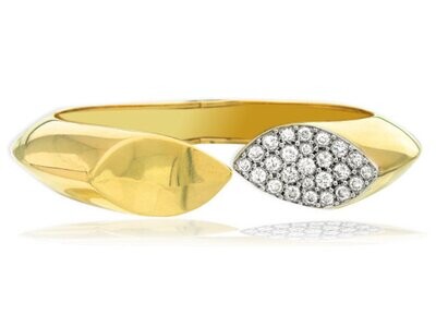 14K Yellow Gold Hammerman Bros. Diamond Bracelet