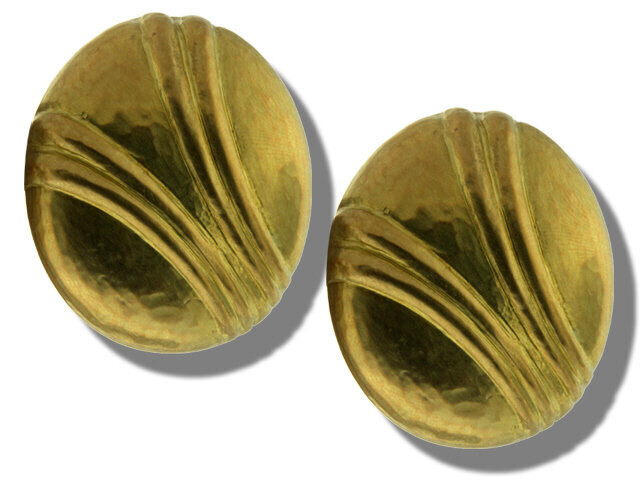 18K Yellow Gold DeVroomen Earring