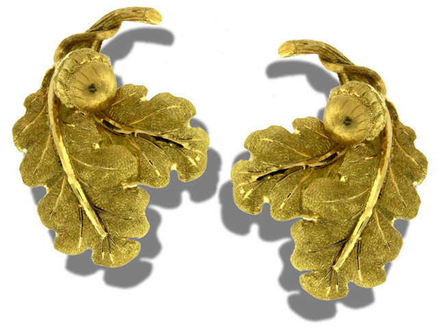 18K Yellow Gold Buccellati Earrings