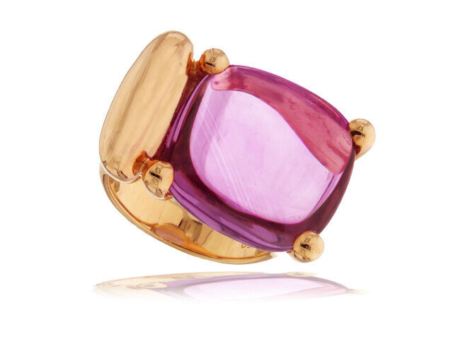 18k rose gold Amethyst Ring