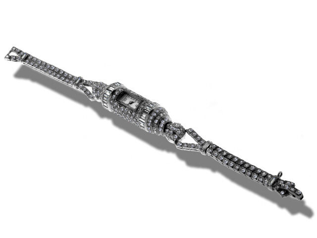 Antique Platinum Art Deco Watch