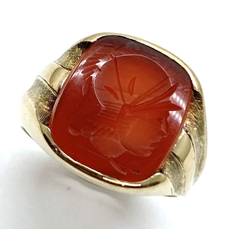 Antique Carnelian Signet Ring