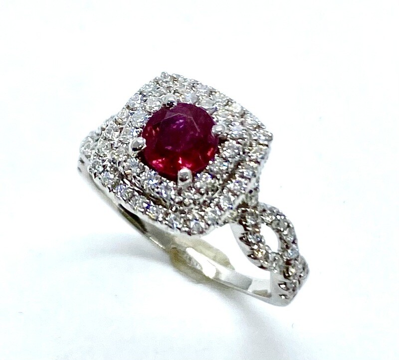 Ruby and Diamond Ring