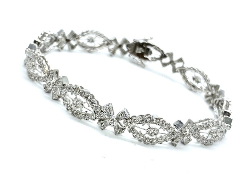 Vintage Gold and Diamond Bracelet