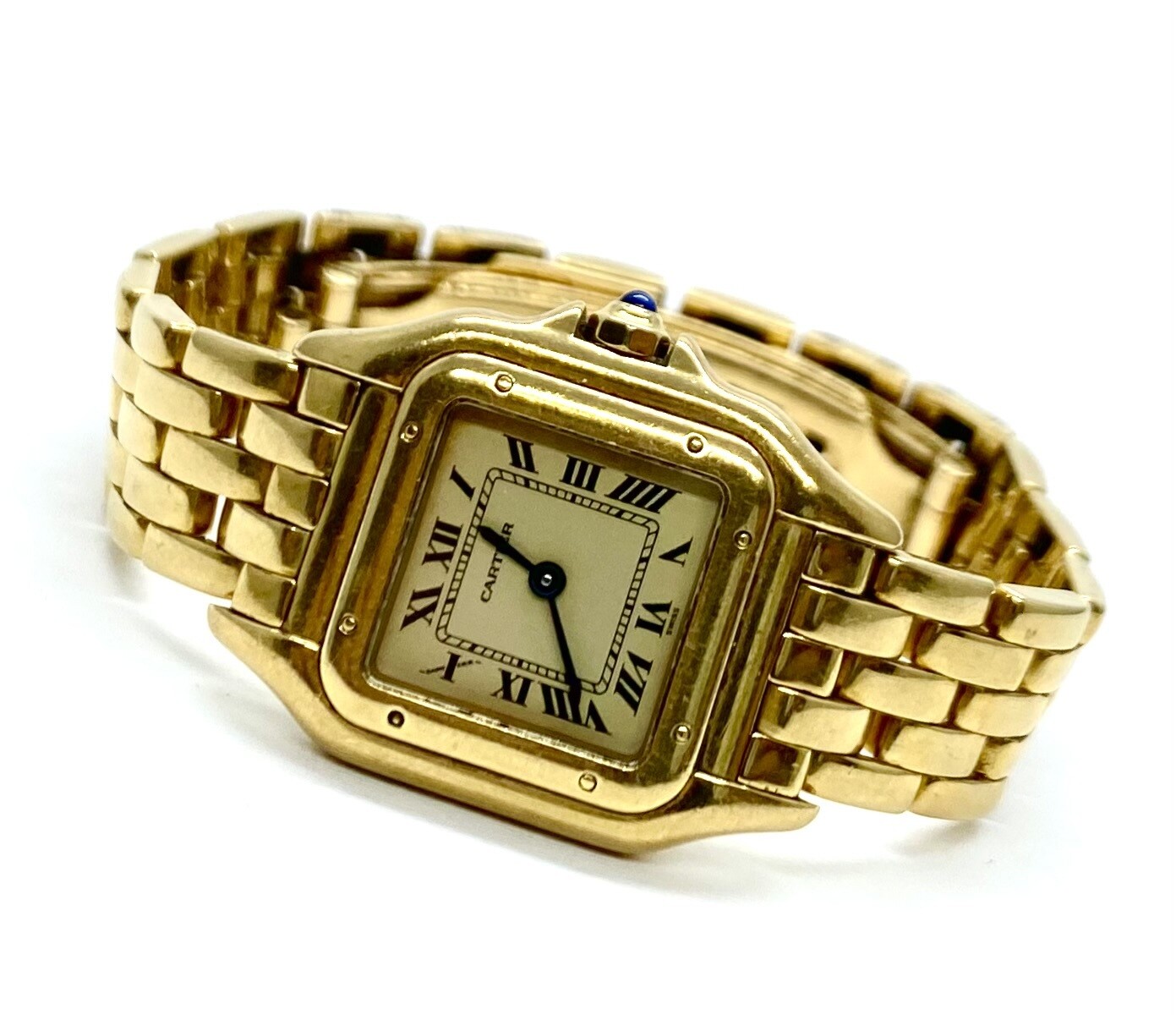 CARTIER Panther Ladies Gold Watch