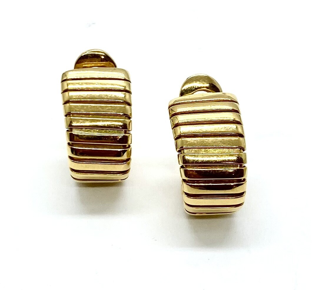 BULGARI Gold Clip Earrings