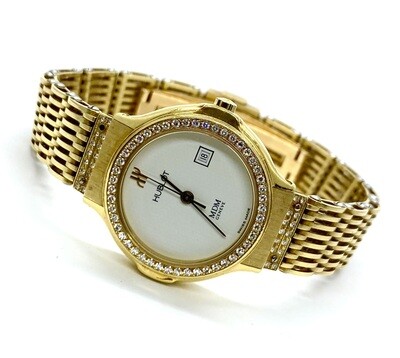 HUBLOT Ladies Gold and Diamond Watch