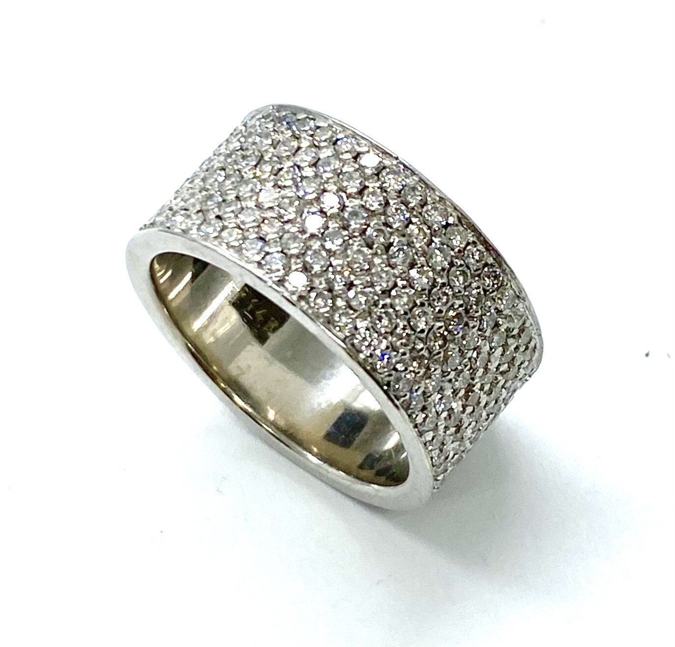 6-Row Diamond Band Ring