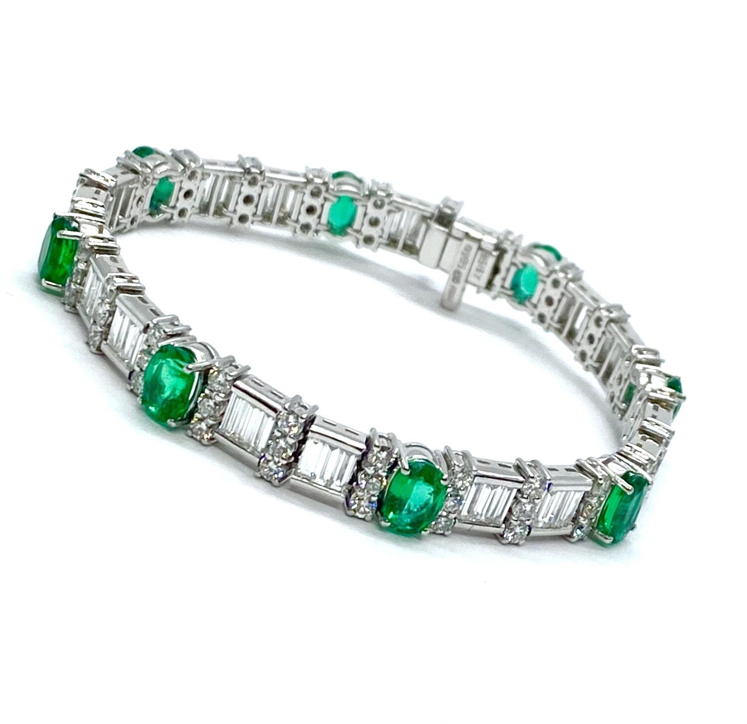 Emerald and Diamond Bracelet