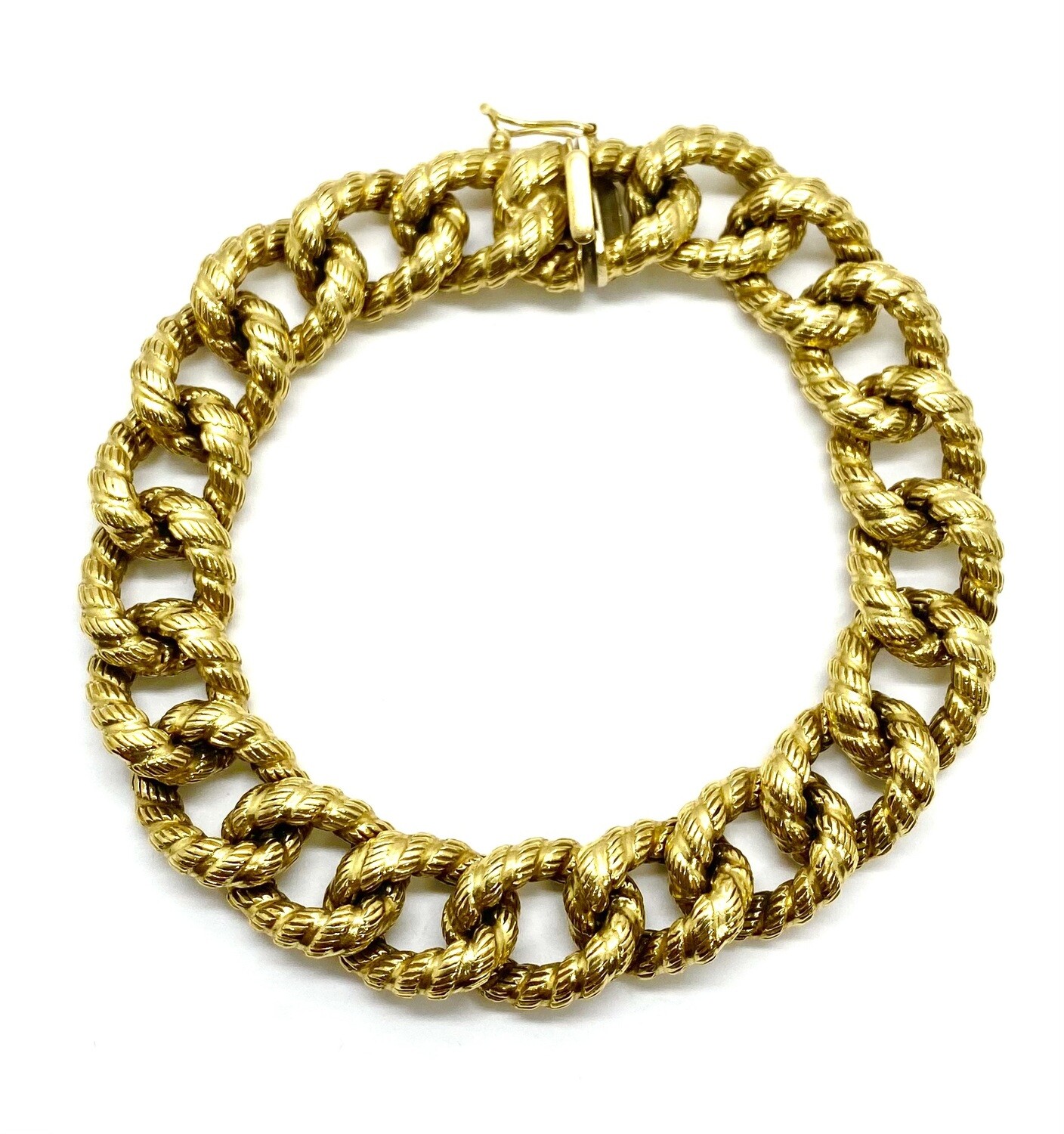 Estate Gold link Bracelet