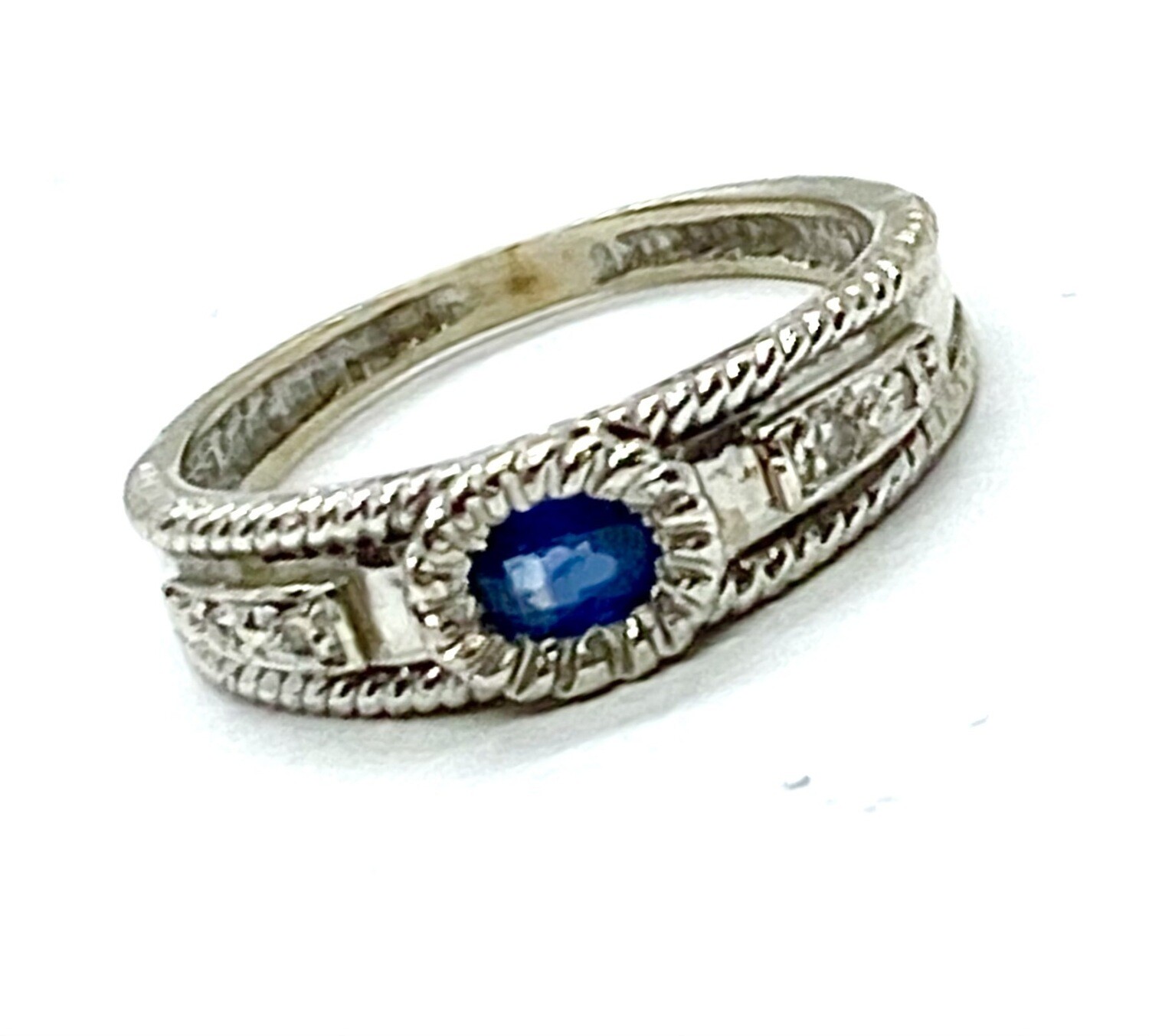 Vintage Sapphire and Diamond Ring