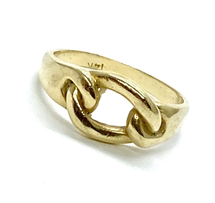 Estate link design Gold Ring