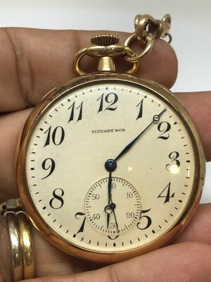 Tiffany & Co. Antique Gold Pocket Watch