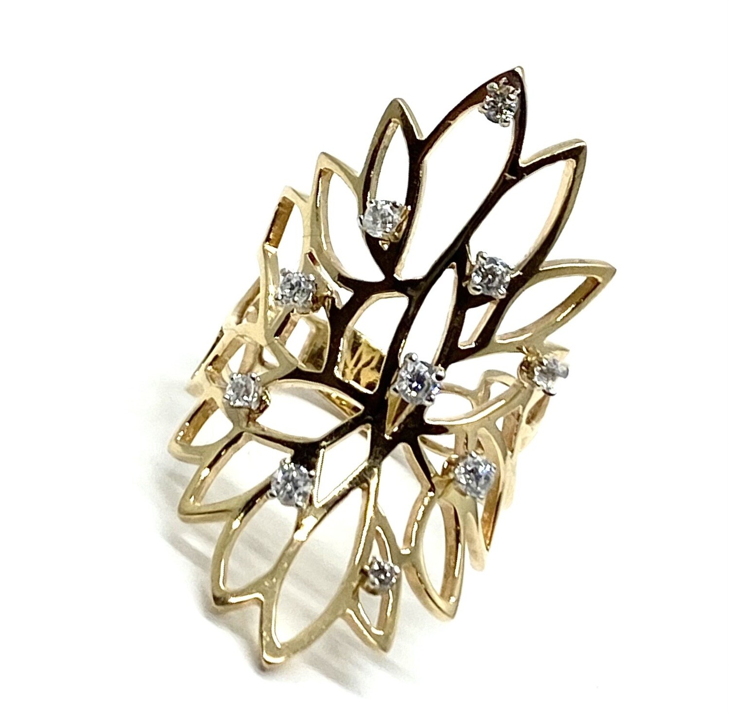 Exotic Cubic Zirconia Ring