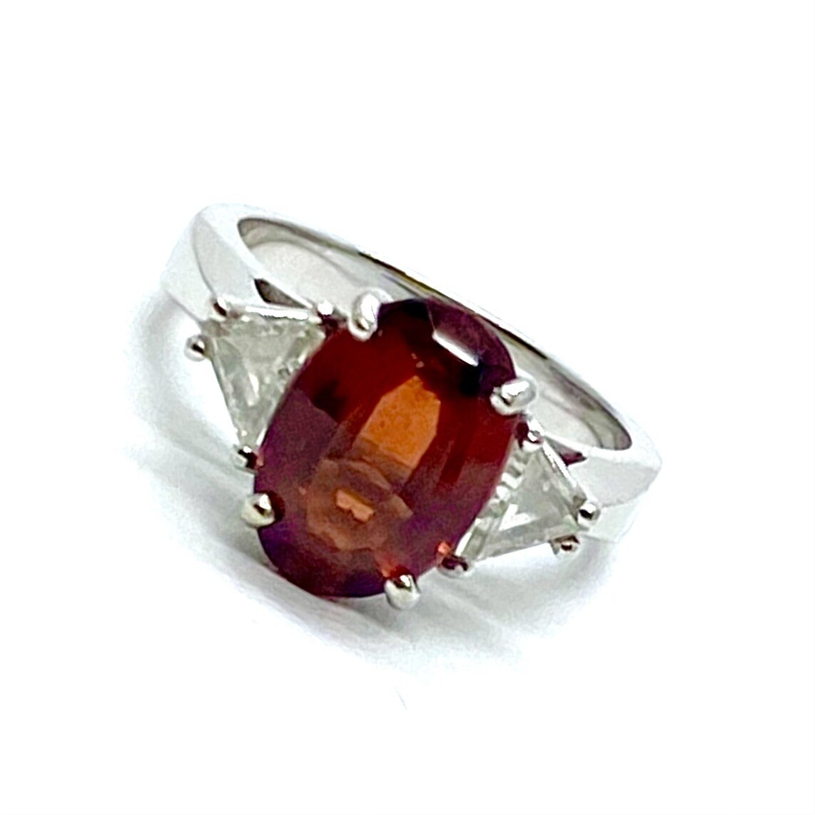 Garnet and Diamond Ring