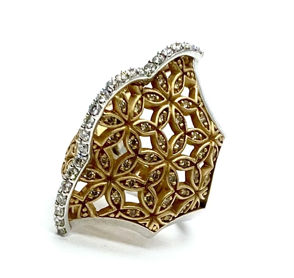 Armaggan Gold and Diamond Ring
