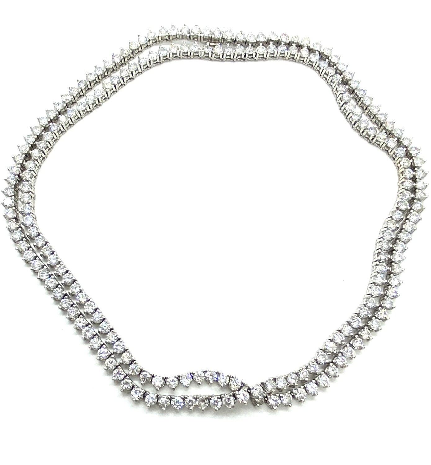 New Diamond Tennis Necklace 29"