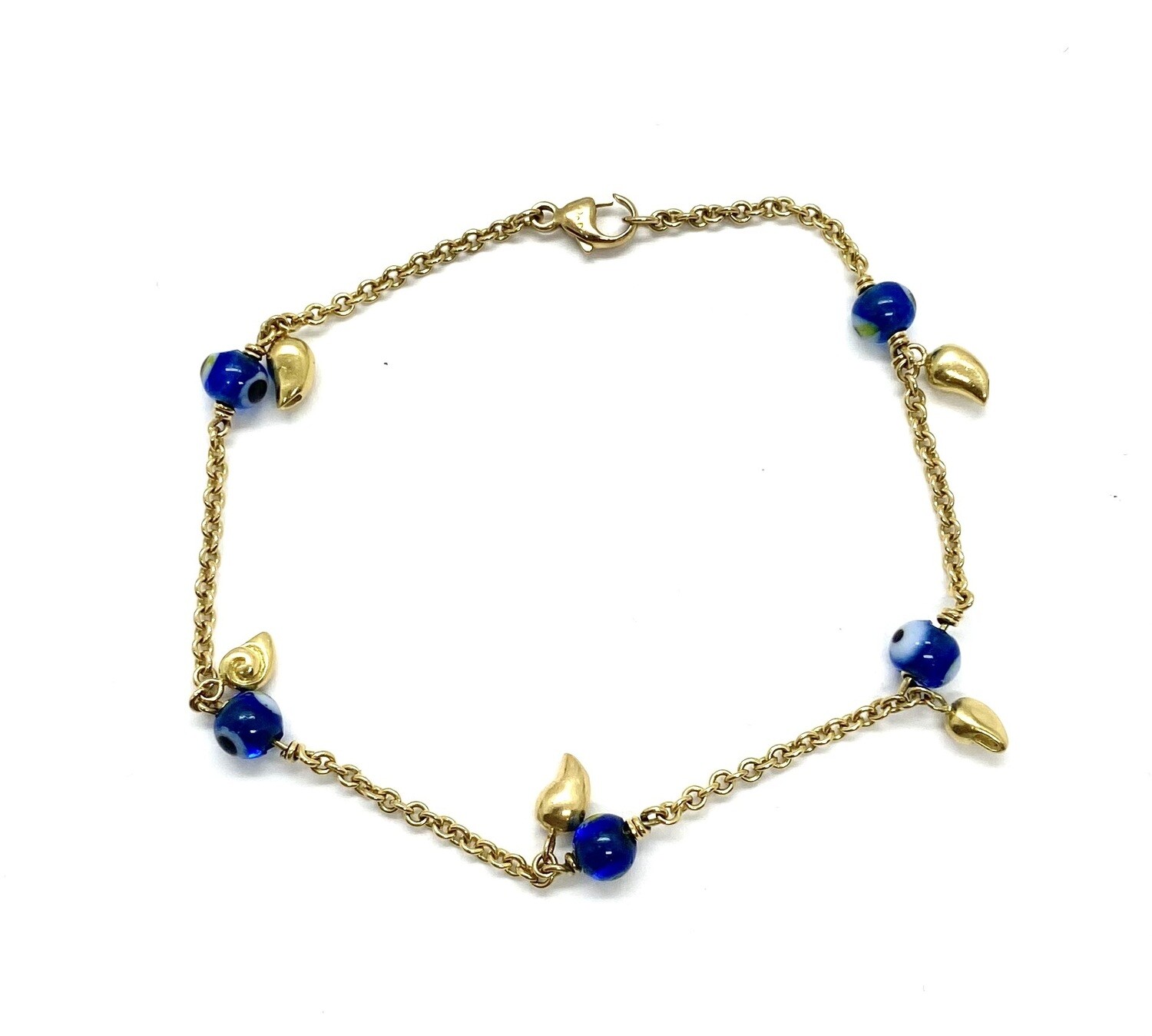 Evil Eye in Gold Bracelet