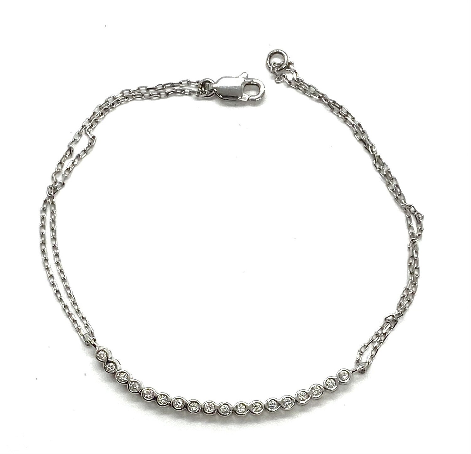 Diamond White Gold Bracelet