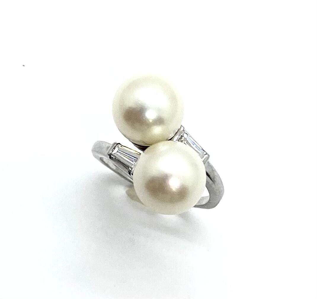 Pearl and Diamond Ring