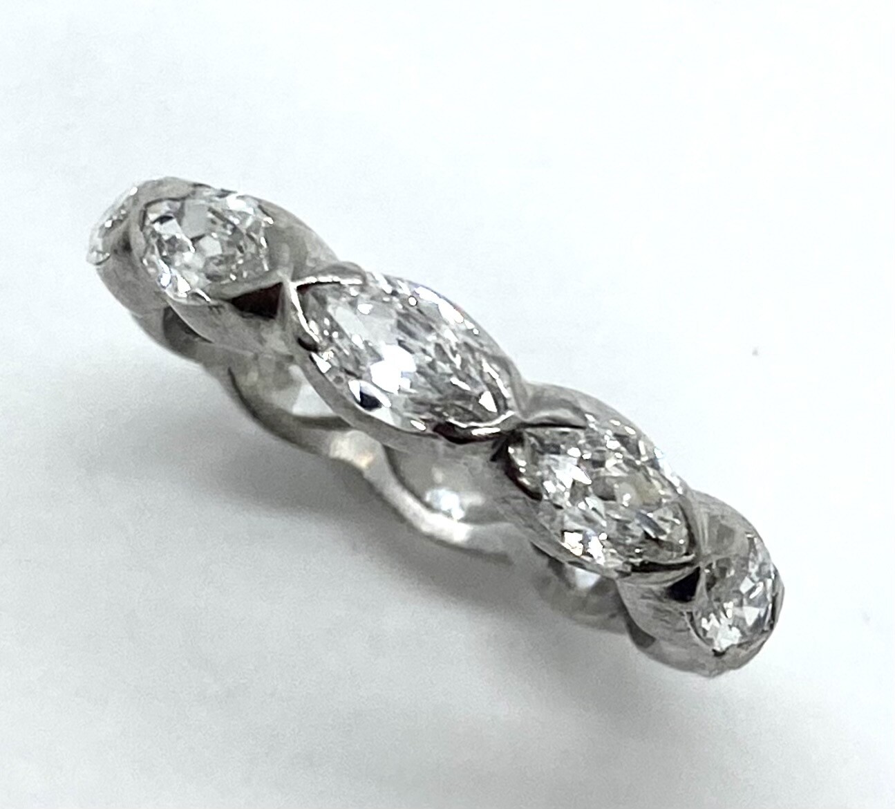 Marquise Diamond Ring in Platinum