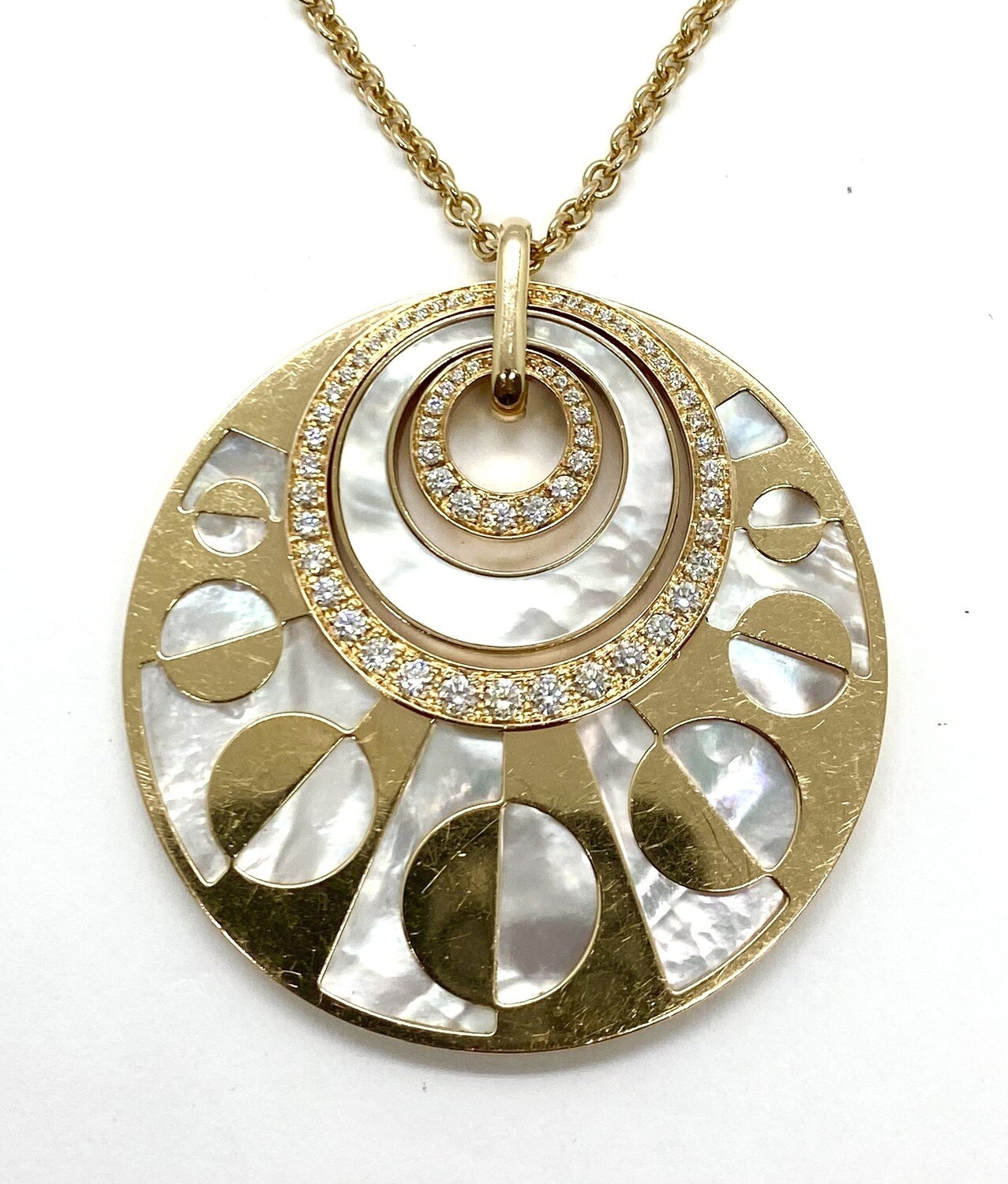 Bvlgari mother of pearl necklace cheap