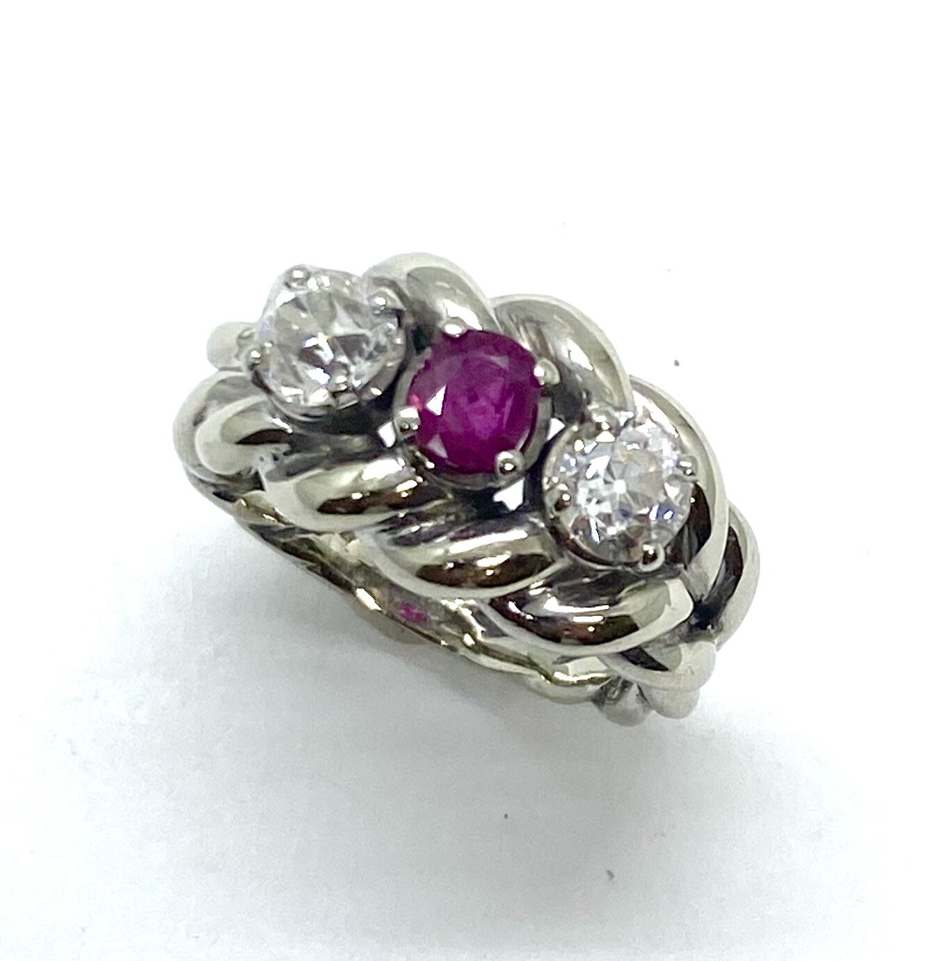 Antique Ruby and Diamond Ring