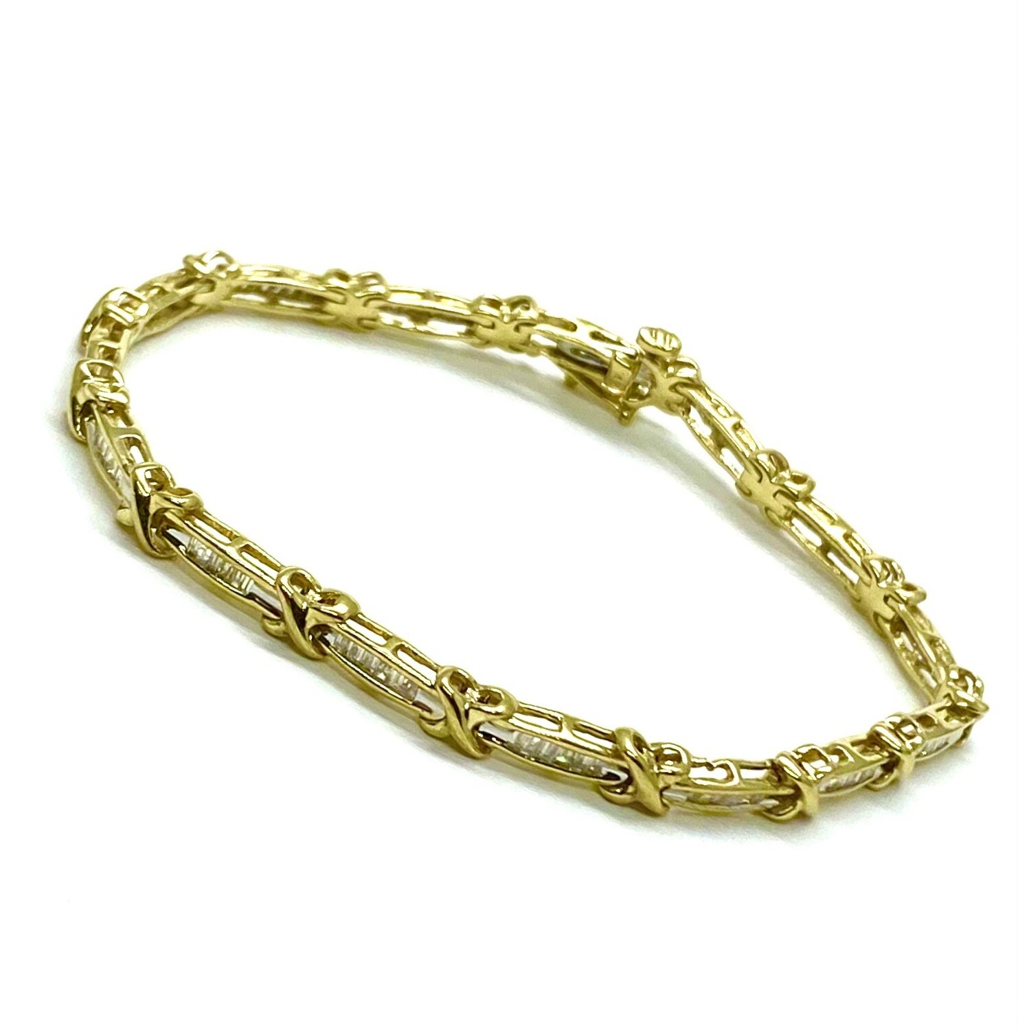 Yellow Gold and Diamond Bracelet