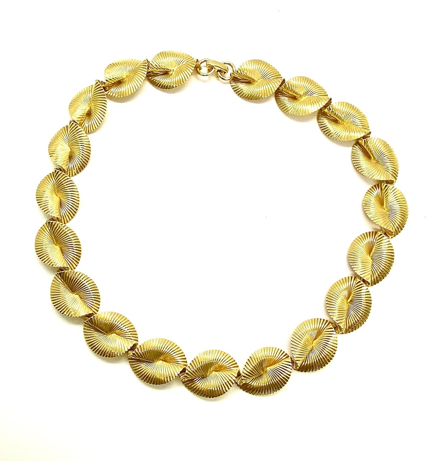 Retro Yellow Gold Necklace