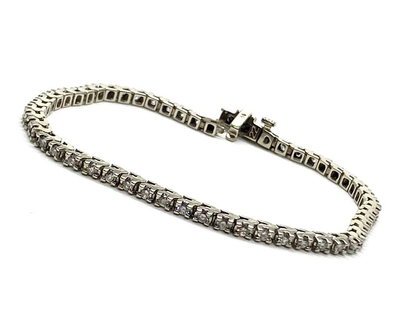 Diamond Tennis Bracelet in 14K White Gold Diamond Tennis Bracelet in 14K White Gold