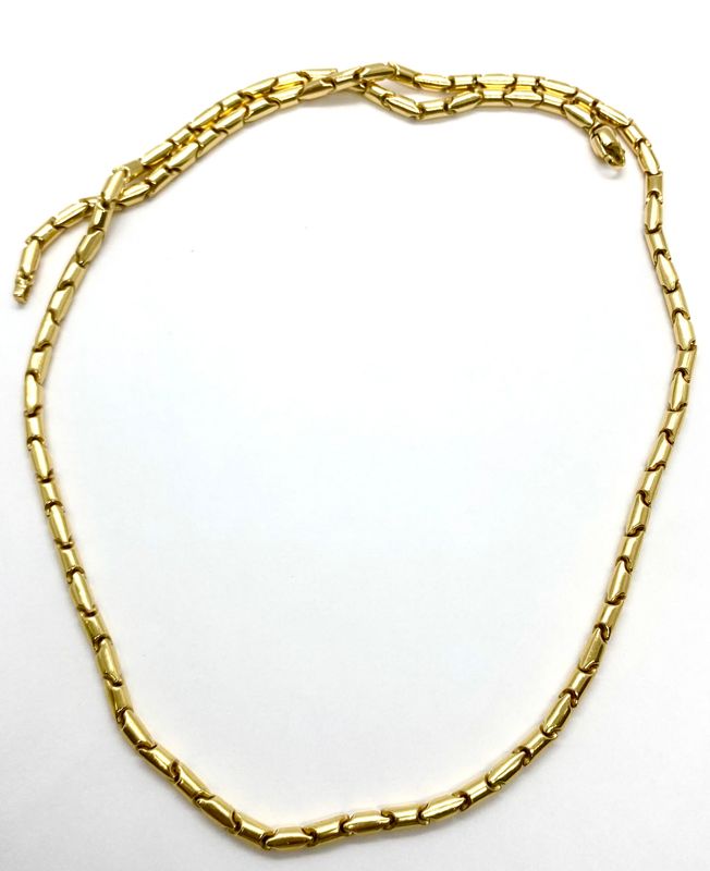 Estate Yellow Gold Link Necklace Estate Yellow Gold Link Necklace
