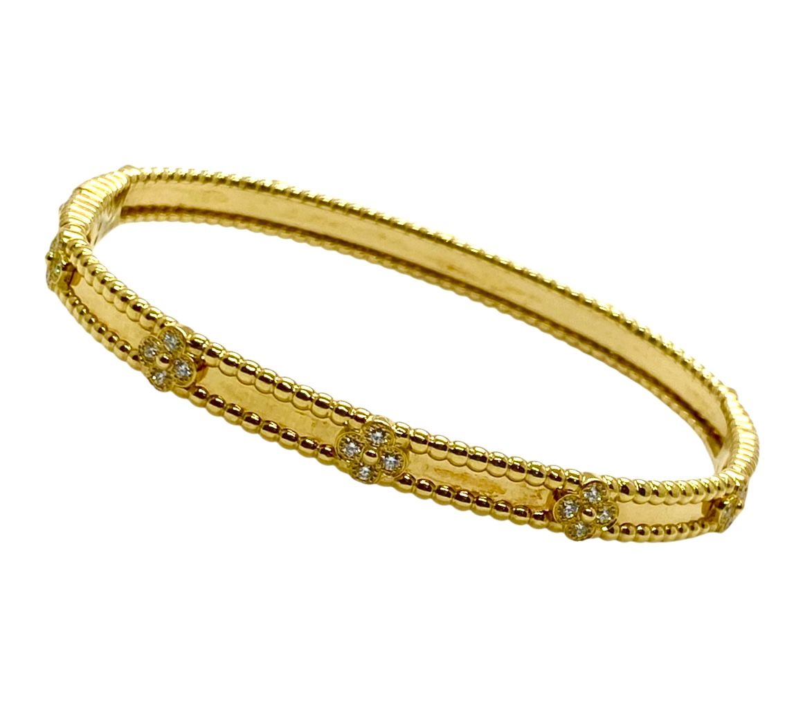 VCA Perlee Sweet Clovers Diamond Bracelet Large