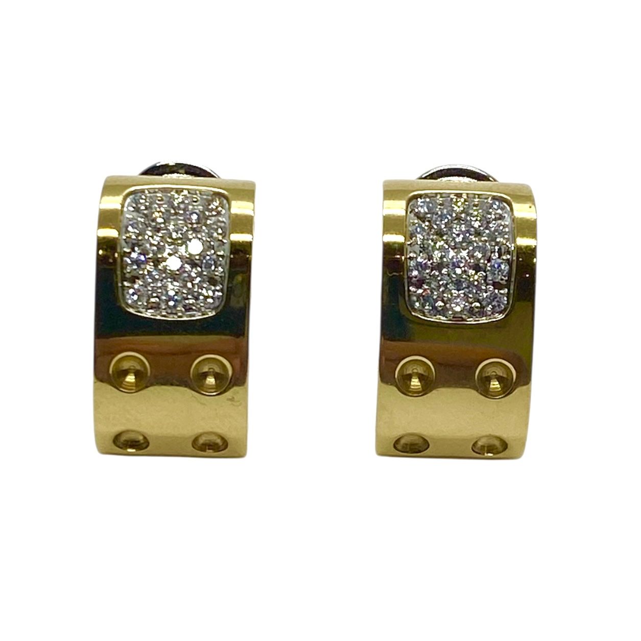 Roberto Coin Poi Moi Diamond Earrings