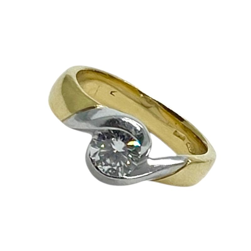Vintage Yellow Gold and Diamond Ring Vintage Yellow Gold and Diamond Ring