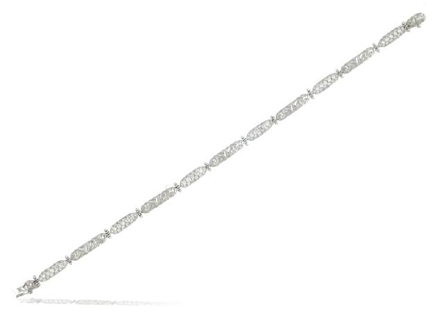 18KW DIA.1.69CT FLEXIBLE DESIGNER BRACELET