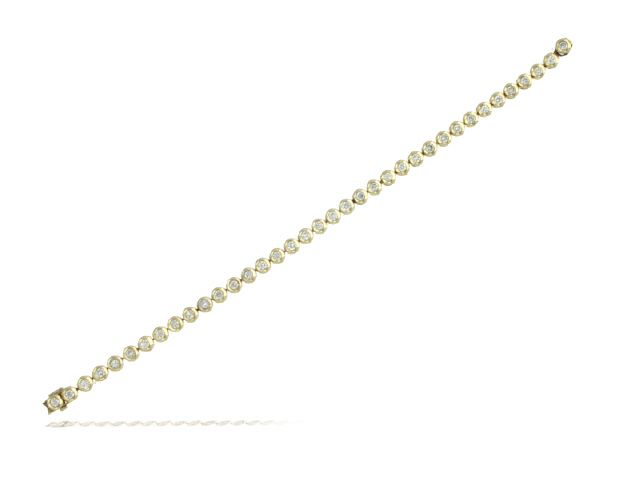 18KY DIA.02.40CT TENNIS BRACELET