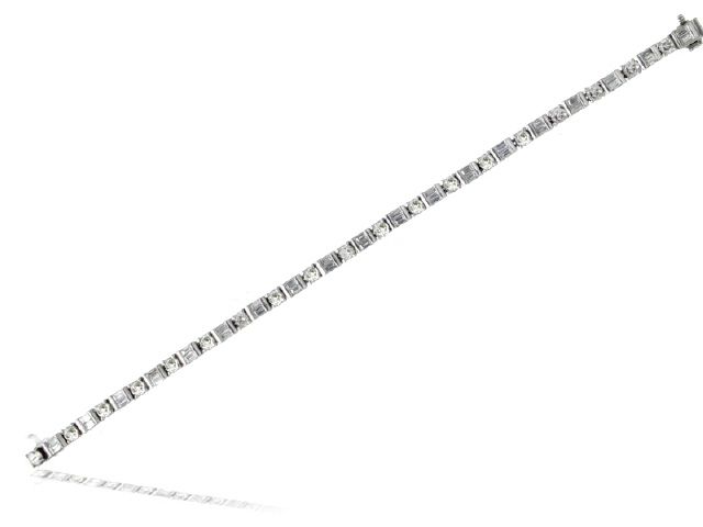 PLATINUM DIA.4.60CT FASHION BRACELET
