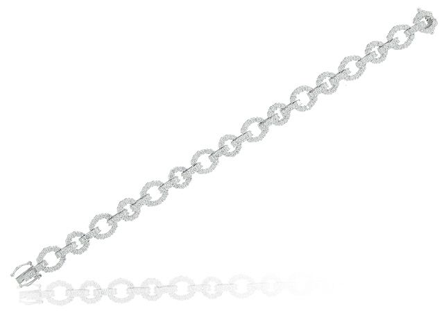 18K White Gold Diamond Bracelet