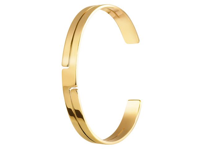 18K Y/G Seventies Dinh Van Open Bracelet, 17cm