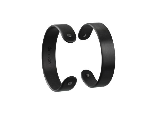 Dinh van PI INDEPENDENT Open Bracelet Carbon