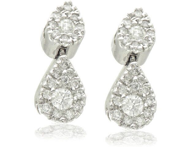 14KW DIA. 48CT STUD EARRINGS