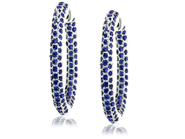 18KW HOOP EARRING
