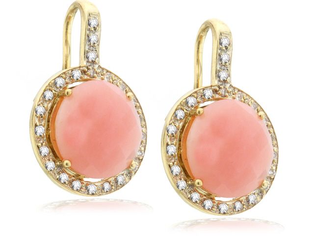 18K Y/G EARRING