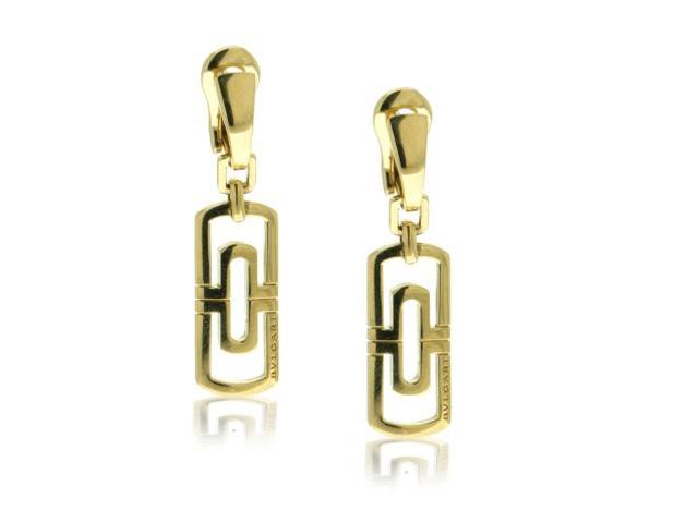 18K Y/G BVLGARI PARENTESI PENDANT EARRINGS